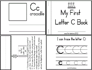 Alphabet Mini-Books Unreliable Consonants: C, G, W, Y for Toddlers, Preschool and Kindergarten