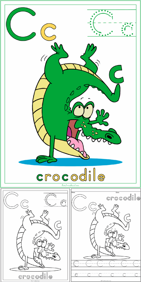 Reptiles Alphabet Printable Activities