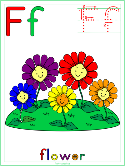 flowers and plants alphabet activities and coloring pages