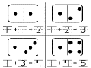 domino addition math worksheets