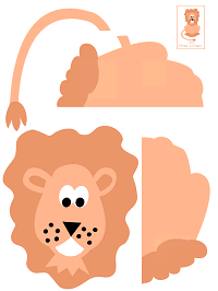 Lion Printable Puzzles | Homemade Toy | Preschool Lesson Plan Activities