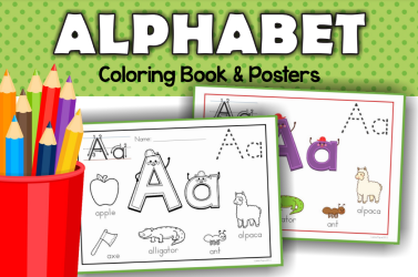 Alphabet Coloring Book and Posters