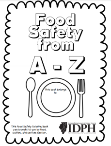 Food Safety A-Z  Coloring Book