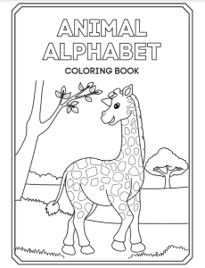 Animals Alphabet Coloring Book