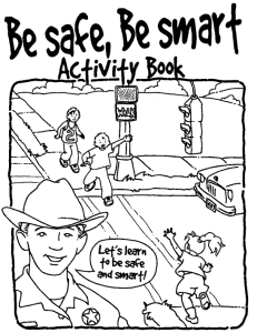 Free Safety Coloring Books Safety for Preschool to Elementary