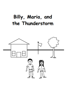 Billy, Maria and the Thunderstorm Coloring Book