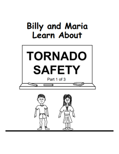 Billy and Maria Learn About Torando Safety Coloring Books