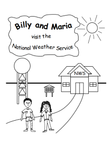 Free Educational  Seasonal Weather Safety and Disaster Preparedness Coloring Books for Preschool to Elementary