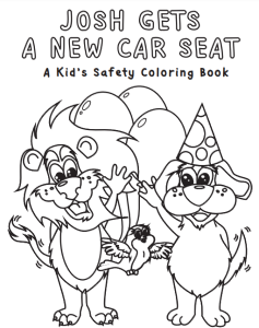 Car Child Seat Safety Coloring Book