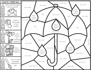 Color by Coping Skills Coloring Book