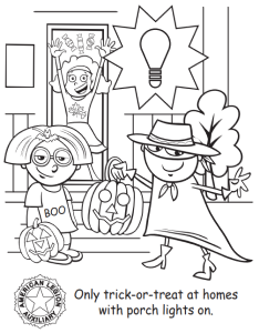 Have a Safe Halloween Coloring and Activity Book