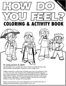 How Do You Feel Coloring & Activity Book