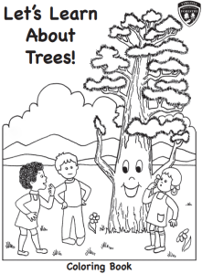 Let's Learn About Trees Coloring Book