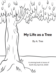 Paper Recyling Coloring Book: My Life as a Tree