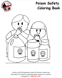 Poison Safety Coloring Book