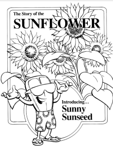 The Story of the Sunflower Coloring Book