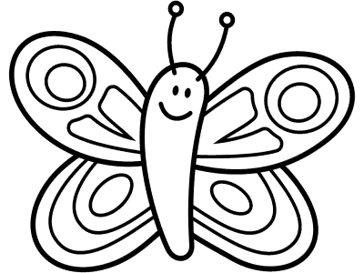 butterfly coloring page