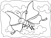 decorate the butterflybutterfly coloring page