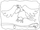 crow coloring pages