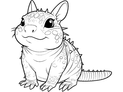 Iguana Coloring Pages and Printable Activities