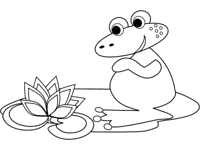 frog coloring pages