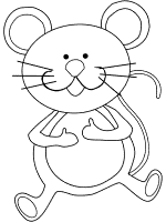 mouse coloring page 1