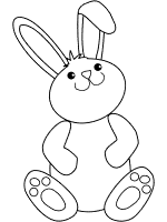 rabbit coloring page