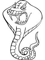 cobra coloring page