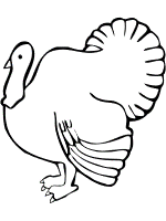 turkey coloring page