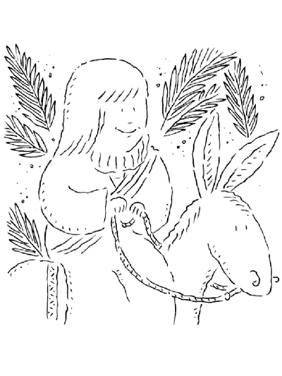 Easter Religious Coloring Pages