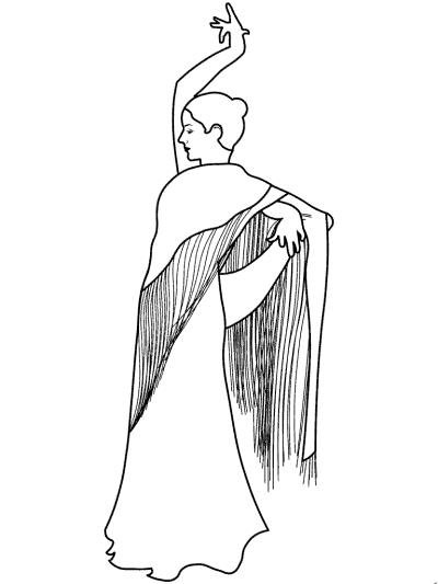 flamenco dancer coloring page