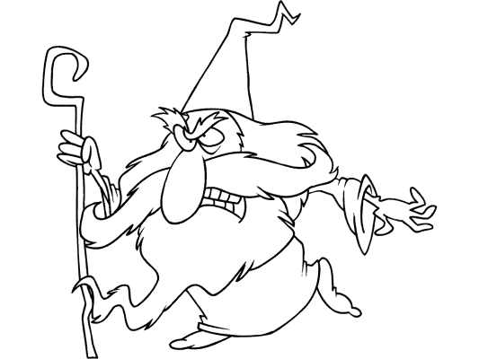 Wizards Coloring Pages and Printable Activities