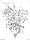 month of the years coloring pages 