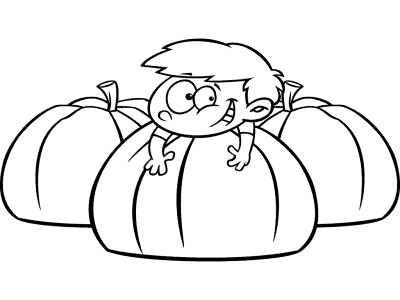 Pumpkins Coloring Pages and Printable Activities P. 2