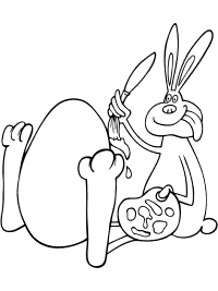 Easter Bunny Rabbit Coloring Pages and Printable Activities · P. 2