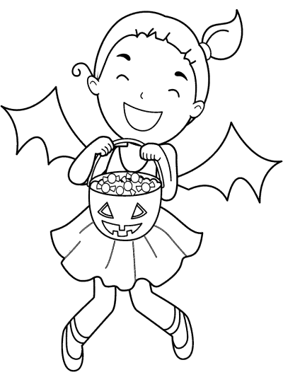 Dress-up or Costumes Coloring Pages for Kids P. 1