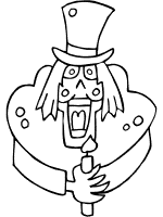 ghoul coloring page