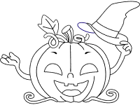 jack-o'-lantern coloring page