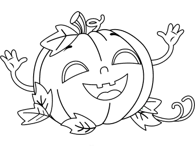 jack-o'-lantern coloring page