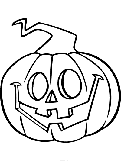 jack-o'-lantern coloring page