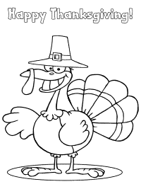 Turkey Coloring Pages and Printable Activities · Page 2