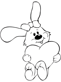 Rabbits Coloring Pages and Printable Activities P. 2