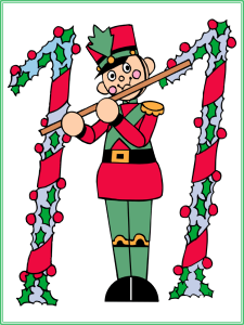 12 days of christmas wall decor poster - eleven pipers piping