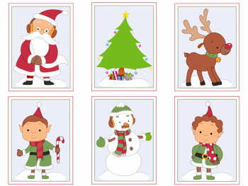 Christmas Wall Decor · Display Posters and Coloring · Secular Themes