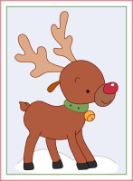 christmas poster rudolph the reindeer 