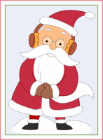 christmas poster santa claus