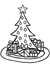 Christmas Tree Coloring Pages · Page 2