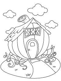 Houses Coloring Pages 3 - Homes, Dwellings, Buildings