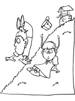 jack and jill coloring pages