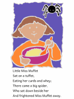 little miss muffet poster